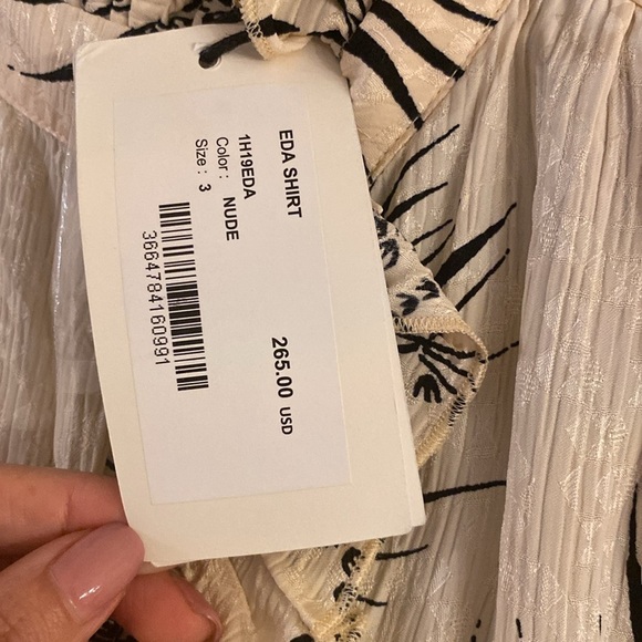 BA&SH blouse size L NWT - Picture 12 of 14